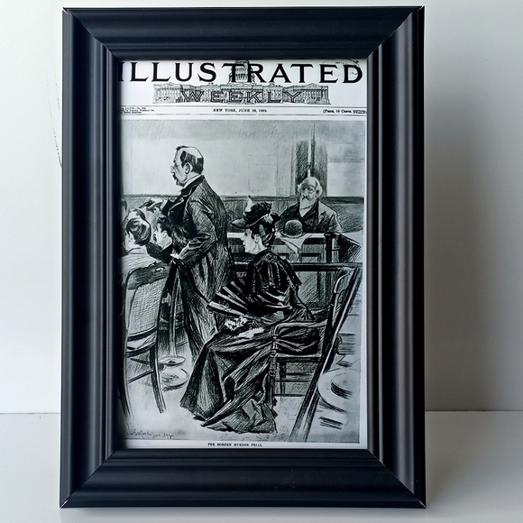 Serial Killer Lizzie Borden Vintage Retro Gothic Crime 1900s Victorian Newspaper - Picture 8 of 10